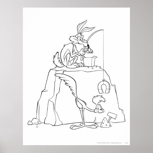 WILE E. COYOTE™ en ROAD RUNNER™ Acme Producten Poster (Voorkant)