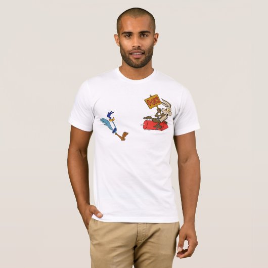 WILE E. COYOTE™ en ROAD RUNNER™ ACME Rocket T-shirt (Voorkant volledig)