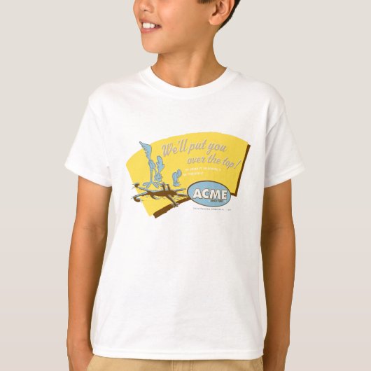 WILE E. COYOTE™ en ROAD RUNNER™ Acme T-shirt (Voorkant)