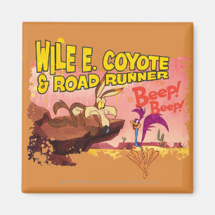 WILE E. COYOTE™ EN ROAD RUNNER™ BEEP BEEP!™ MAGNEET