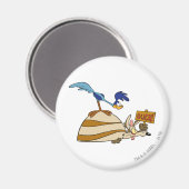 WILE E. COYOTE™ en ROAD RUNNER™ Boulder Magneet (Voorkant / Achterkant)