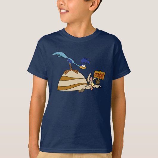 WILE E. COYOTE™ en ROAD RUNNER™ Boulder T-shirt (Voorkant)
