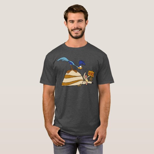 WILE E. COYOTE™ en ROAD RUNNER™ Boulder T-shirt (Voorkant volledig)