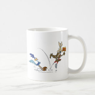 WILE E. COYOTE™ en ROAD RUNNER™ Pogo Stick Koffiemok