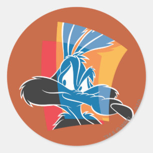 WILE E. COYOTE™ Expressive 22 Ronde Sticker