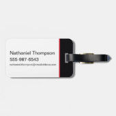 WILE E. COYOTE™ Football Club Badge Bagagelabel (Achterkant horizontaal)