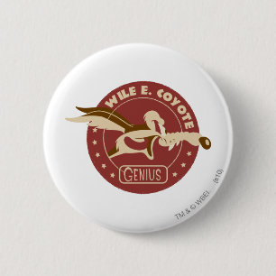 Wile E. Coyote Genie Ronde Button 5,7 Cm