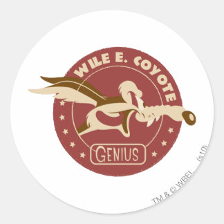 WILE E. COYOTE™ Genie Ronde Sticker