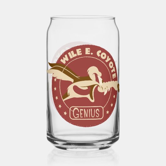 WILE E. COYOTE™ Genius Blikvorm Glas (Voorkant)