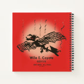 WILE E. COYOTE™ | Genius - met braindrain Notitieboek (Achterkant)