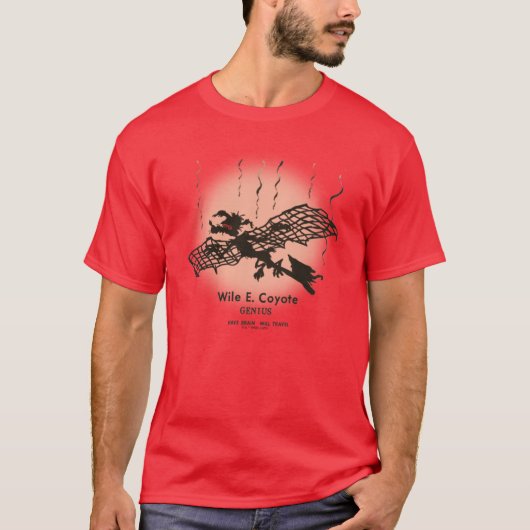 WILE E. COYOTE™ | Genius - met braindrain T-shirt (Voorkant)