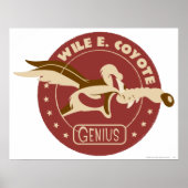 Wile E. Coyote Genius Poster (Voorkant)