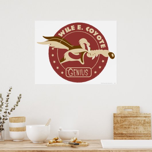 Wile E. Coyote Genius Poster (Keuken)