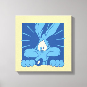WILE E. COYOTE™ Geschokte Gezichtsuitdrukking Canvas Afdruk