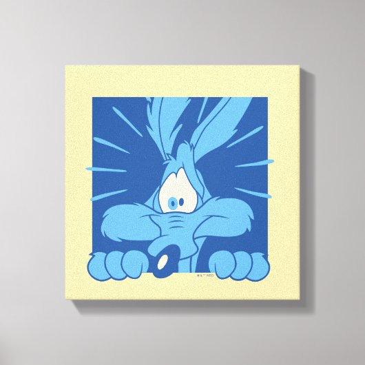 WILE E. COYOTE™ Geschokte Gezichtsuitdrukking Canvas Afdruk (Voorkant)