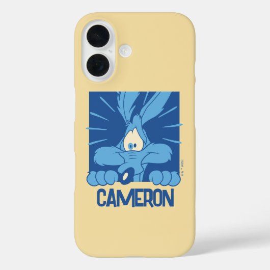WILE E. COYOTE™ Geschokte Uitdrukking Case-Mate iPhone Case (Achterkant)