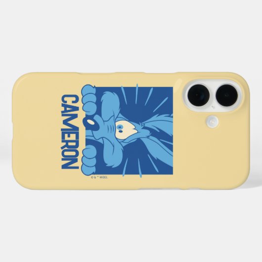 WILE E. COYOTE™ Geschokte Uitdrukking Case-Mate iPhone Case (Achterkant (horizontaal))