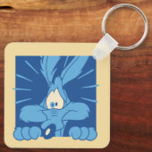 WILE E. COYOTE™ Geschokte Uitdrukking Sleutelhanger (Achterkant)