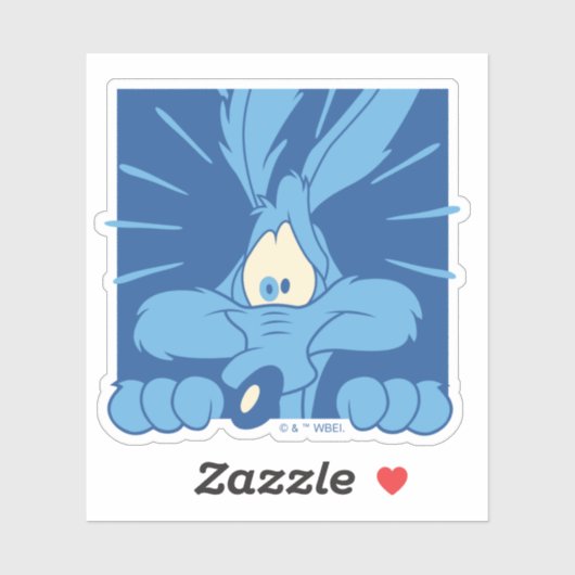 WILE E. COYOTE™ Geschokte Uitdrukking Sticker (Vel)