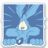WILE E. COYOTE™ Geschokte Uitdrukking Sticker (Voorkant)