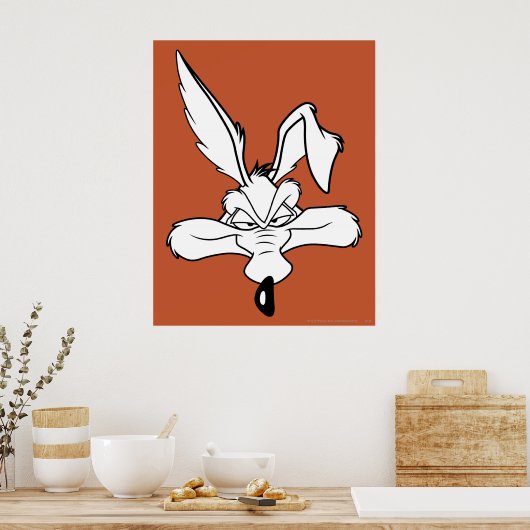 Wile E. Coyote Happy Head Shot Poster (Keuken)