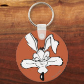 Wile E. Coyote Happy Head Shot Sleutelhanger (Voorkant)