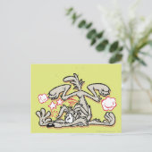 WILE E. COYOTE™ harde landing Briefkaart (Staand voorkant)