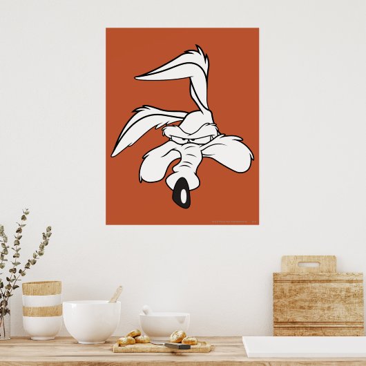 Wile E. Coyote Head Shot Poster (Keuken)