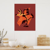 Wile E. Coyote klaar om te lopen Poster (Keuken)