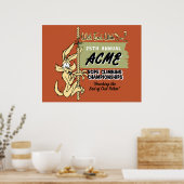 WILE E. COYOTE™ Klimkampioenschappen touw Poster (Keuken)