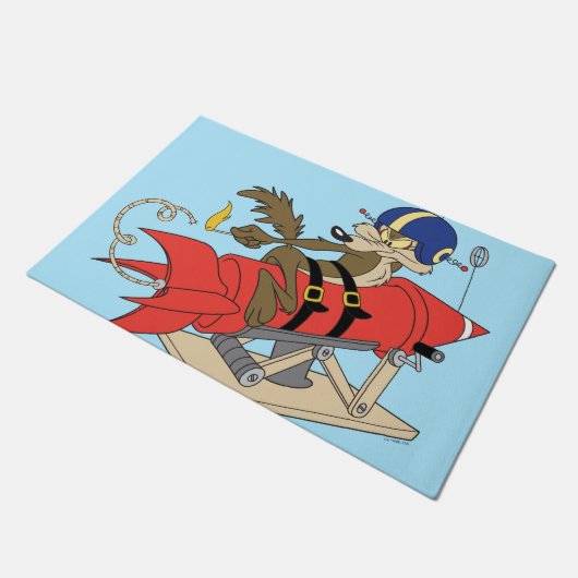 WILE E. COYOTE™ lanceert rode raket Deurmat (Schuin)