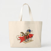 WILE E. COYOTE™ lanceert rode raket Grote Tote Bag (Voorkant)