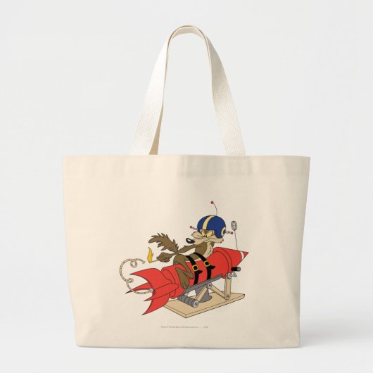 WILE E. COYOTE™ lanceert rode raket Grote Tote Bag (Voorkant)
