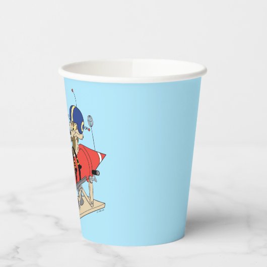 WILE E. COYOTE™ lanceert rode raket Papieren Bekers (Links)
