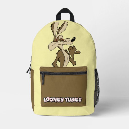 WILE E. COYOTE™ Looking Proud Bedrukte Rugzak (Voorkant)