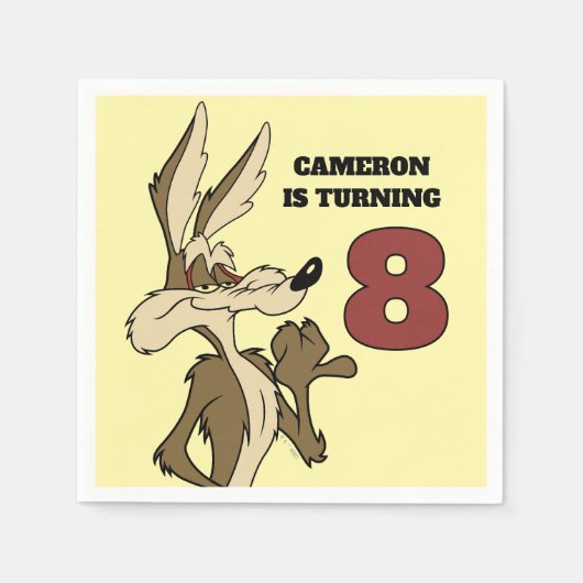 WILE E. COYOTE™ Looking Proud Servet (Voorkant)
