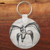 Wile E Coyote neer op zijn lul Sleutelhanger (Voorkant)