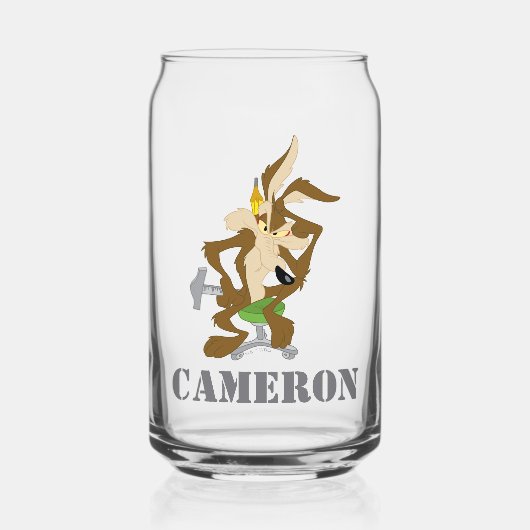 WILE E. COYOTE™ Plannen Blikvorm Glas (Voorkant)