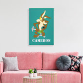 WILE E. COYOTE™ Plannen Canvas Afdruk (Insitu (Woonkamer))