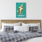 WILE E. COYOTE™ Plannen Canvas Afdruk (Insitu (Slaapkamer))