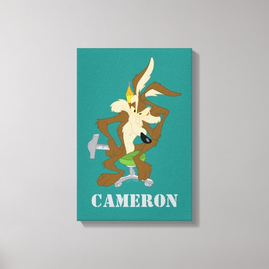 WILE E. COYOTE™ Plannen Canvas Afdruk (Voorkant)