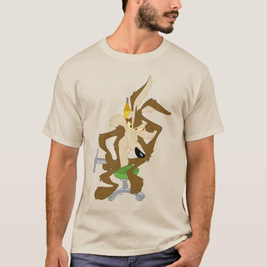 WILE E. COYOTE™ Planning T-shirt (Voorkant)