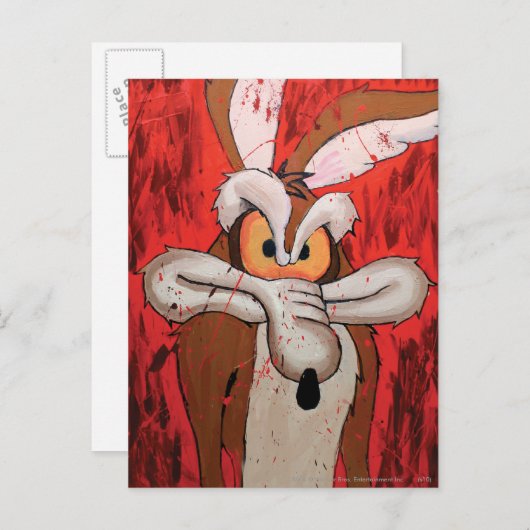 WILE E. COYOTE™ Red Fury Briefkaart (Voorkant / Achterkant)
