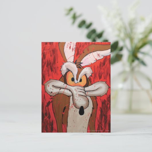 WILE E. COYOTE™ Red Fury Briefkaart (Staand voorkant)