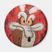 Wile E Coyote Red Fury Magneet (Voorkant)