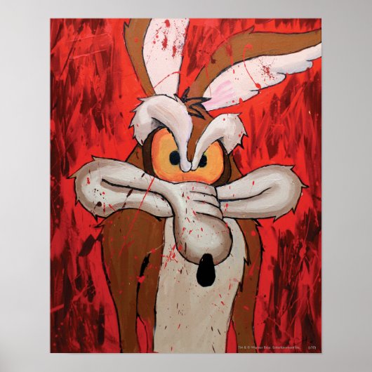 Wile E Coyote Red Fury Poster (Voorkant)