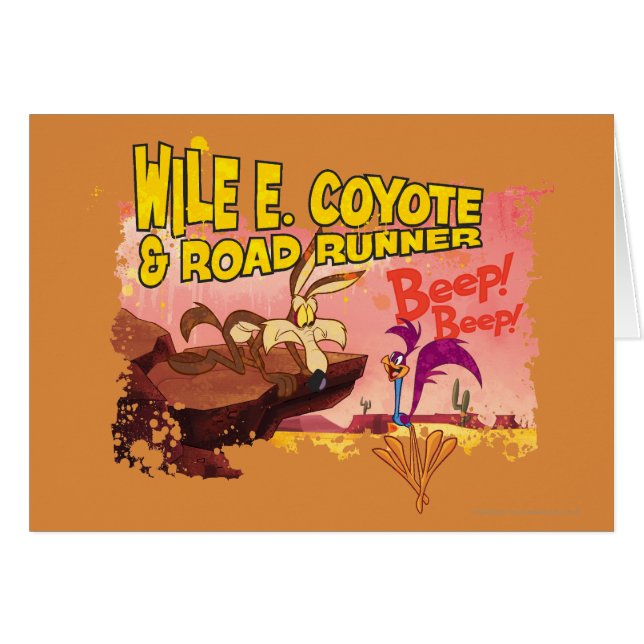 WILE E. COYOTE™ & ROAD RUNNER™ BEEP BEEP!™ (Voorkant Horizontaal)