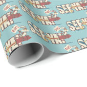 Wile E. Coyote Rocketing Past ROAD RUNNER™ Cadeaupapier (Rol Hoek)