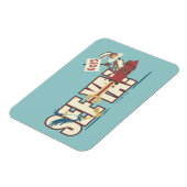 Wile E. Coyote Rocketing Past ROAD RUNNER™ Magneet (Linkerzijde)