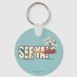 Wile E. Coyote Rocketing Past ROAD RUNNER™ Sleutelhanger